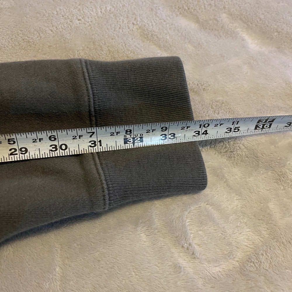 Vintage Mens GAP 1969 Full Zip Sweatshirt Jacket Gray XXL‎ Casual Streetwear Gym - Picture 7 of 8